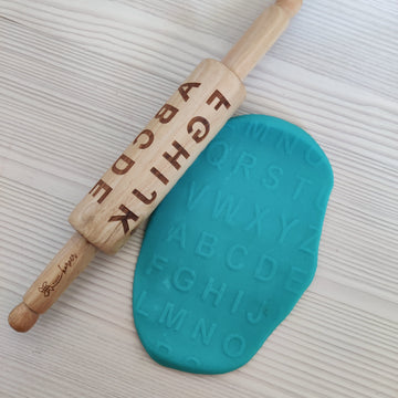 Alphabet Play Dough Rolling Pin