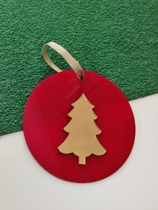 Acrylic Christmas Ornaments Set of 4