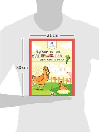 Step by Step Drawing Book – Cute Farm Animals