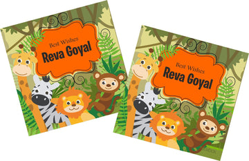 Jungle Animal - Gift Tag (48 pcs) (PREPAID ONLY)
