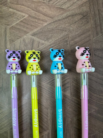 Kawaii Tiger Top Mechanical Pencil for Kids