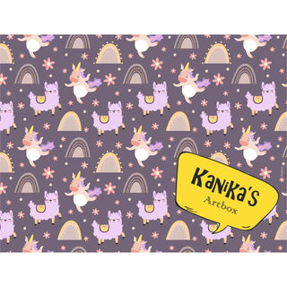Personalised Artbox - Llama & friends (PREPAID)