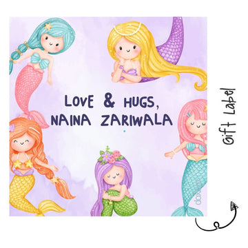 Gift Labels - Mermaid Friends (24pcs) (PREPAID ONLY)