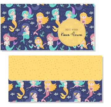 Personalized Envelopes - Mermaid (10pcs) (PREPAID ONLY)