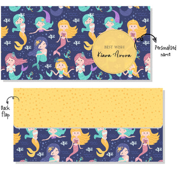 Personalized Envelopes - Mermaid (10pcs) (PREPAID ONLY)