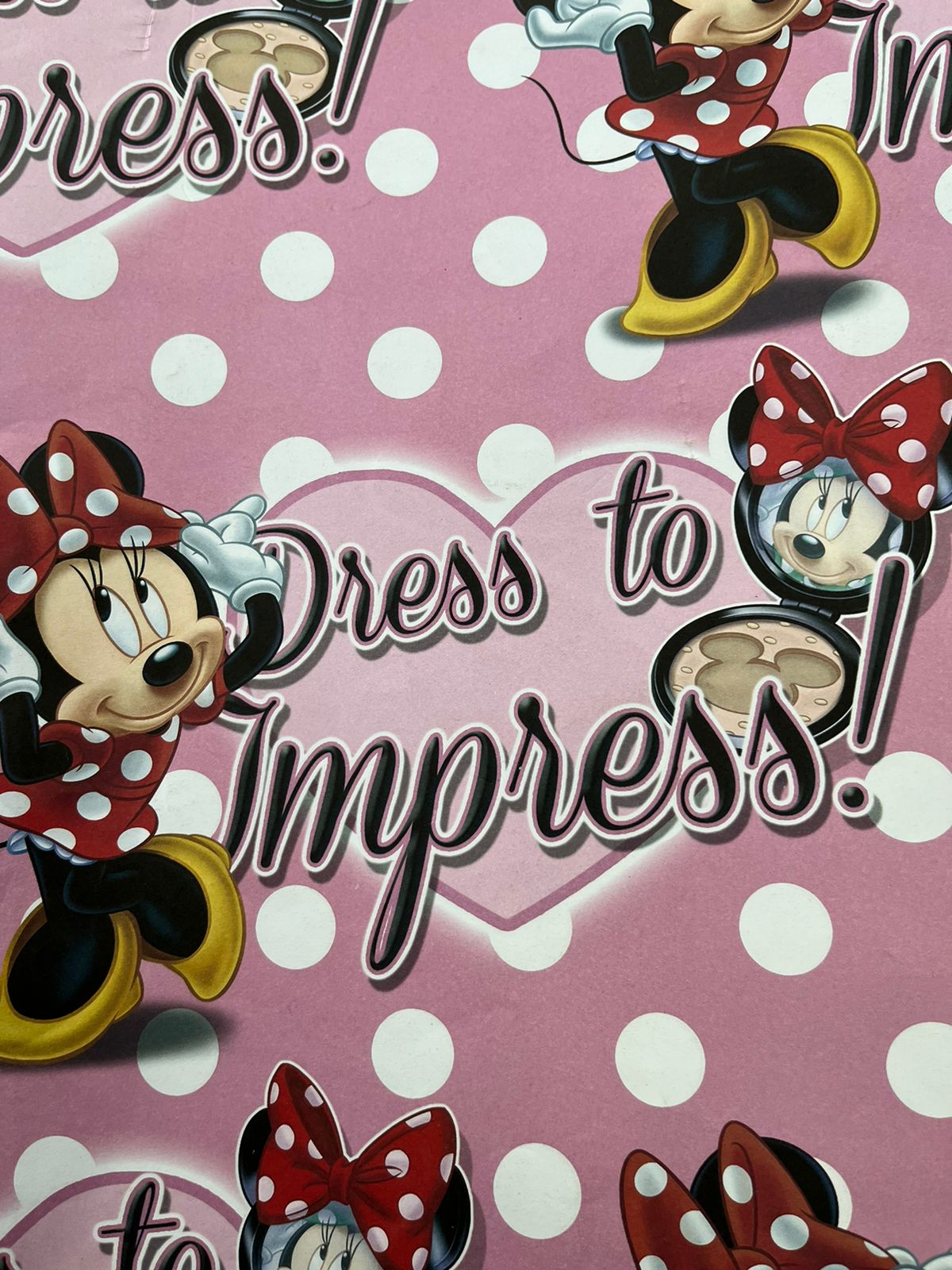 Minnie Mouse print Gift Wrap