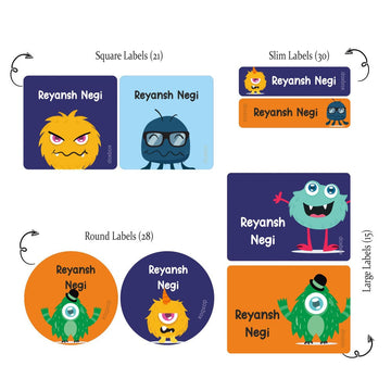 Mixed Labels - Monsters PREPAID ORDER