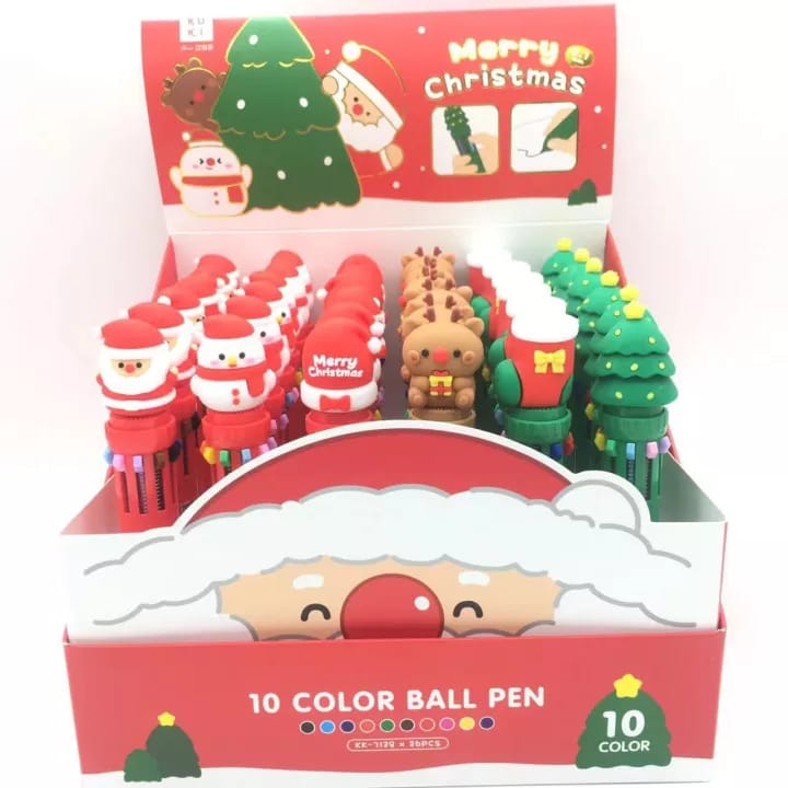 christmas Multicolor pen