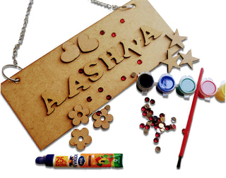 DIY Personalised Name Board Activity Kit (PREPAID) (Dispatch in 5-6 Days)