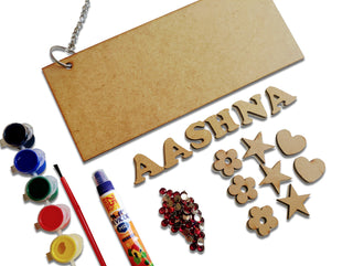 DIY Personalised Name Board Activity Kit (PREPAID) (Dispatch in 5-6 Days)