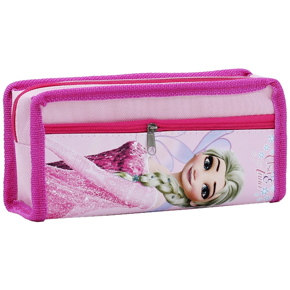 Frozen Princess Double zipper Soft Stationery Case