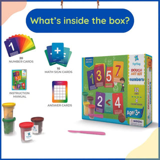 Colourful Creative Numeric Characters & Signs Dough Art Kit for Kids