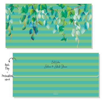 Envelope- Green Stripes (20 pcs) (PREPAID ONLY)