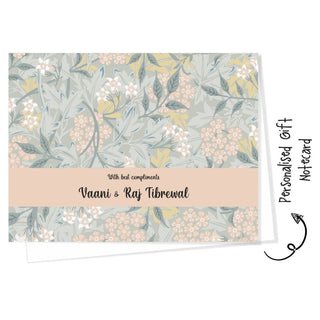 Personalised Gift Notecard - Jasmine (18pcs) (PREPAID ONLY)