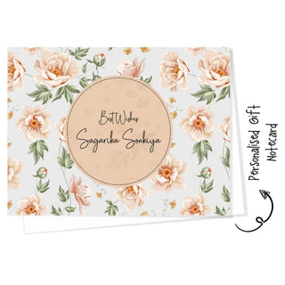 Personalised Gift Notecard - Pink Orchids (18pcs) (PREPAID ONLY)