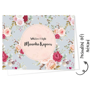 Personalised Gift Notecard - Rose Garden (18pcs) (PREPAID ONLY)