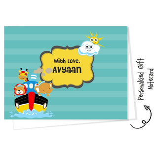 Personalised Gift Notecard - Sailor (18pcs) (PREPAID ONLY)