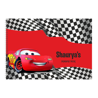 Personalised Sketchbook - 95 cars (PREPAID)
