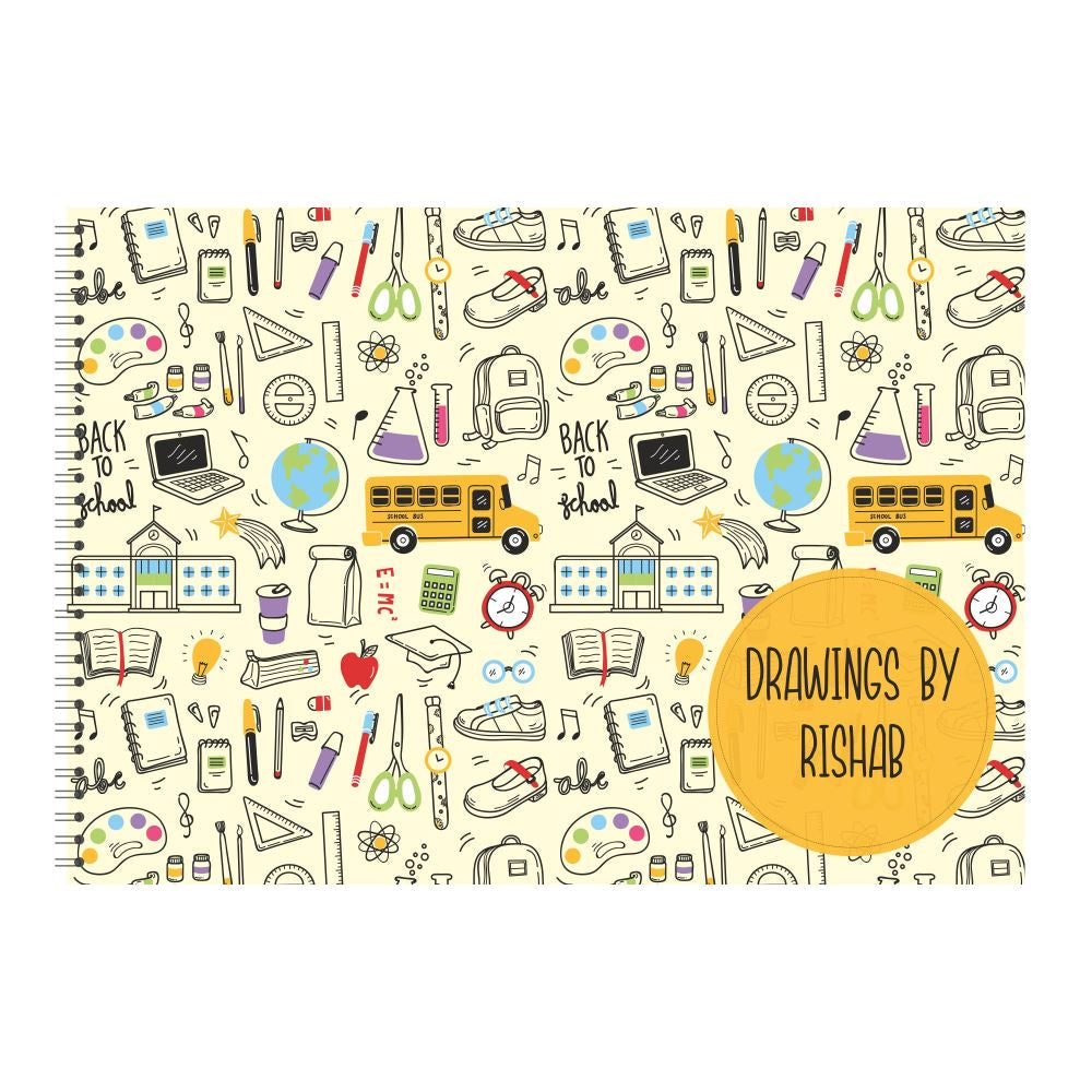 Personalised Sketchbook - Back to School (PREPAID)
