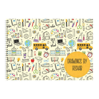 Personalised Sketchbook - Back to School (PREPAID)