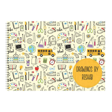Personalised Sketchbook - Back to School (PREPAID)