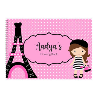 Personalised Sketchbook - Paris Shopping (PREPAID)