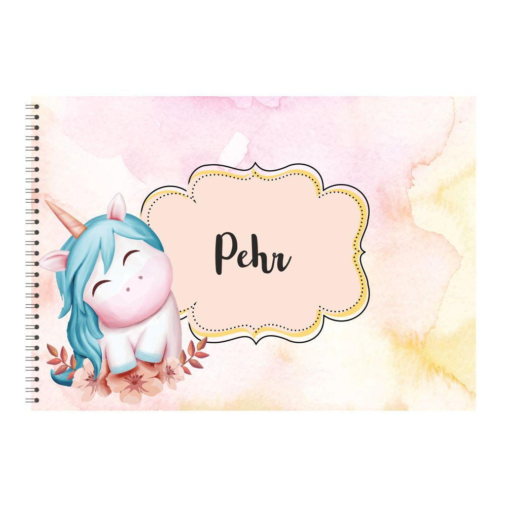 Personalised Sketchbook - Unicorn (PREPAID)
