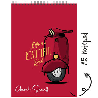 Personalised Notepad - Beautiful Ride - (PREPAID ORDER) (Dispatch in 5-6 Days)