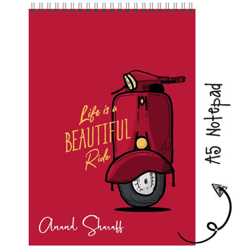 Personalised Notepad - Beautiful Ride - (PREPAID ORDER)