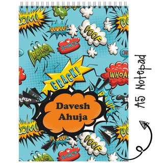 Personalised Notepad - Comic - (PREPAID ORDER) (Dispatch in 5-6 Days)