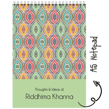 Personalised Notepad - Ethnic - (PREPAID ORDER)