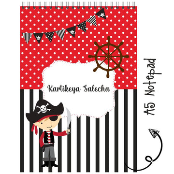 Personalised Notepad - Pirates - (PREPAID ORDER)