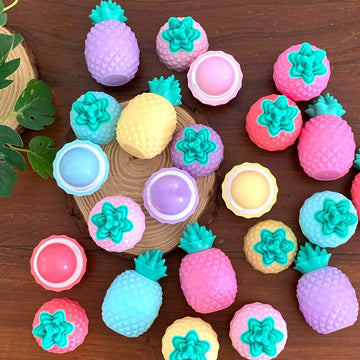 Pineapple Shape Lip Balm Waterproof Long Lasting Makeup Travel Lip Balm
