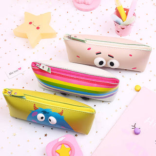 Attractive Cartoon Pencil Pouch For Kids(Random color)