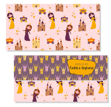Personalised Envelope - Princess (20pcs) (PREPAID ONLY)