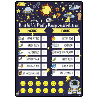 Daily Responsibility Chart - Space