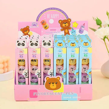 Stackable Panda and Bear Highlighters