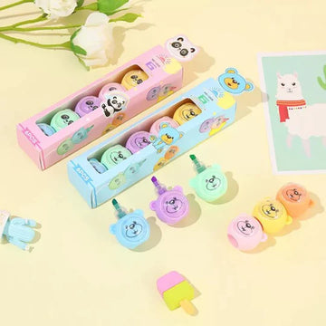 Stackable Panda and Bear Highlighters