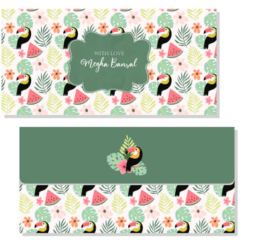 Personalized Envelope- Tropical Toucan (10pcs) (PREPAID ONLY)