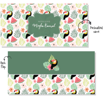 Personalized Envelope- Tropical Toucan (10pcs) (PREPAID ONLY)