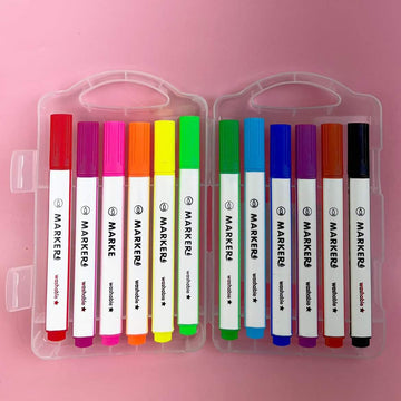 Happy To Clean Washable Markers - Use & Wash coloring pens for kids