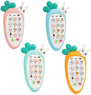 Smart Phone Cordless Feature Mobile Phone Musical Toys for Kids - Kimi Rabbit Phone(Random Colour)