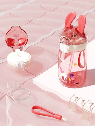 Cute kids Bottle with straw