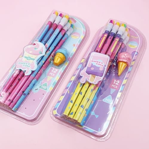 Sweet time wooden pencil