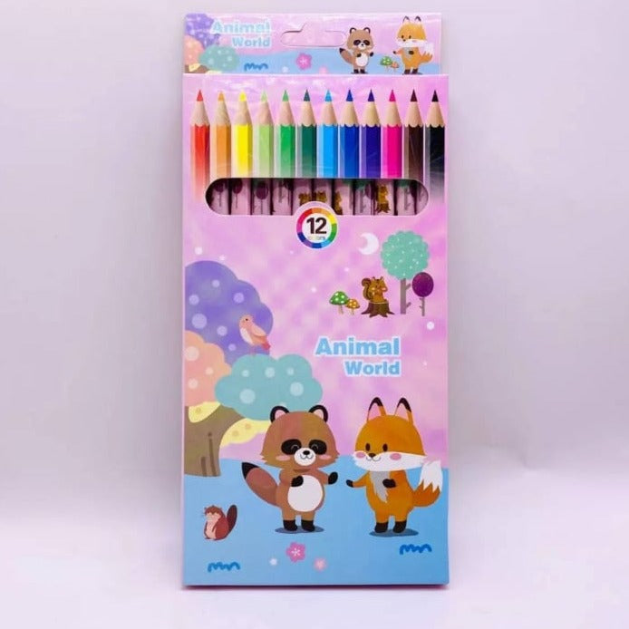 animal colour pencils