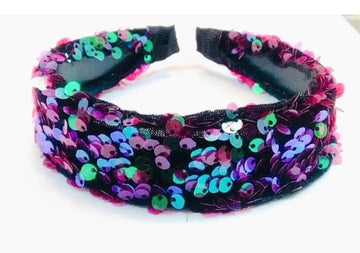 Sparkle Sequin Headband for Girls And Womens  (Random color)