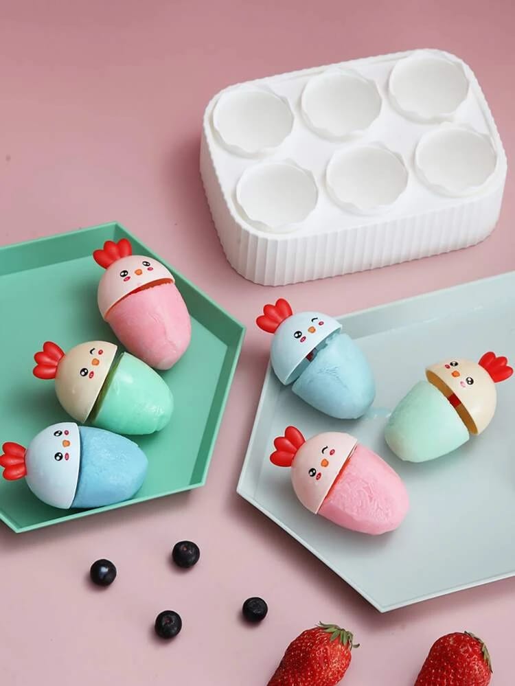 Cute Fancy shape Popsicle Mould for Children & Adults-Multi Color