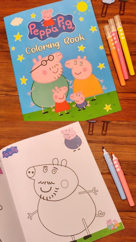 peppa pig colouring book