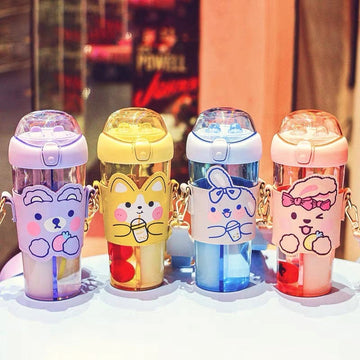 Disney Cups Cute Minnie Mickey Mouse Sippy Cup for Kids Disney Princess  Sofia Milk Cup Cartoon Mermaid Baby Straw Cup