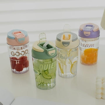 Water Bottle Design Cup With Suction Water Bottle For Children ( 480ml )